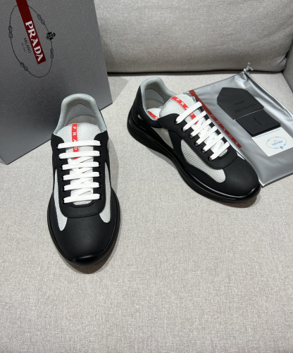 プラダ「Prada」プラダ アメリカスカップ スニーカー / ユニセックスレザースニーカー