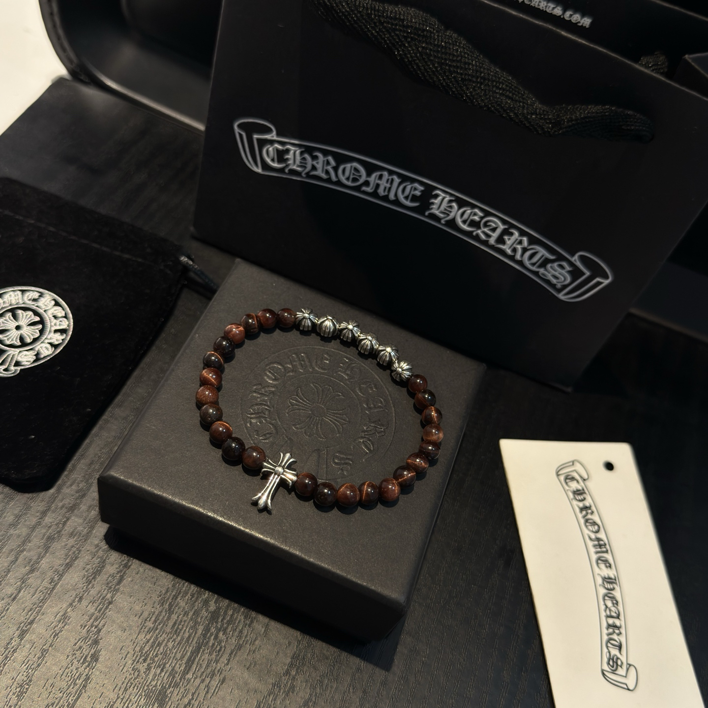クロムハーツ「Chrome Hearts」ブレスレット - ヴィンテージ＆ロックテイスト ペア用