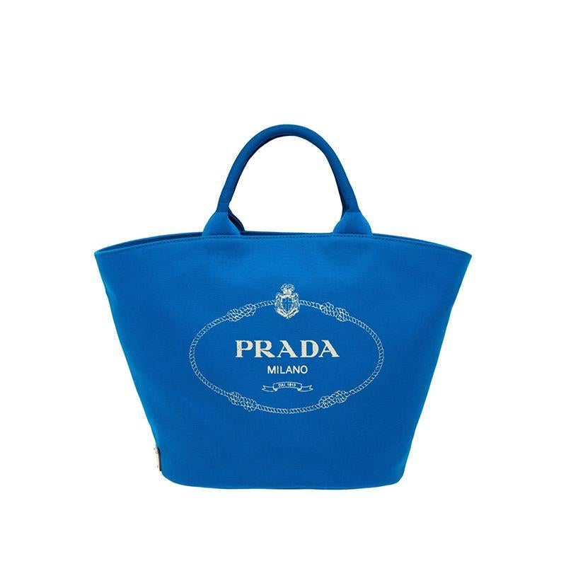 プラダ「Prada」 カナパ ファブリック ハンドバッグ