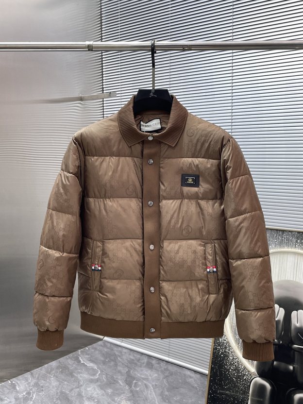 グッチ「Gucci」冬の新作 ラペル付きコットンジャケット