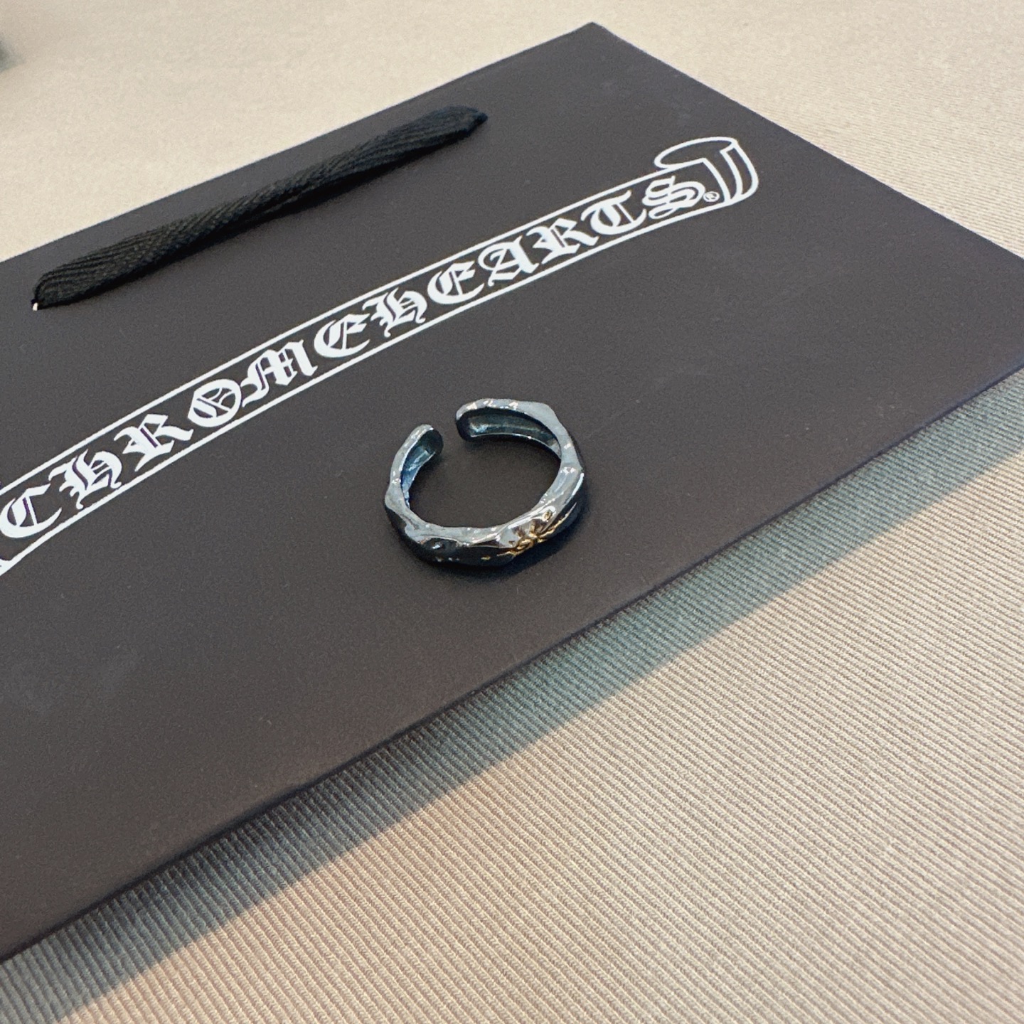 クロムハーツ「Chrome Hearts」クラシックヴィンテージ＆モダンリング - サイズ調整可能