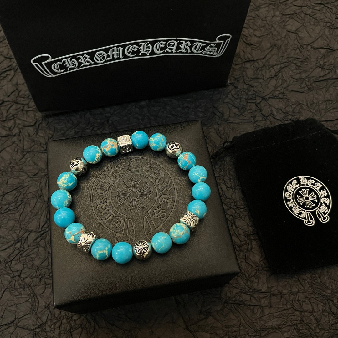 クロムハーツ「Chrome Hearts」ブレスレット - ヴィンテージ＆ロックテイスト ペア用