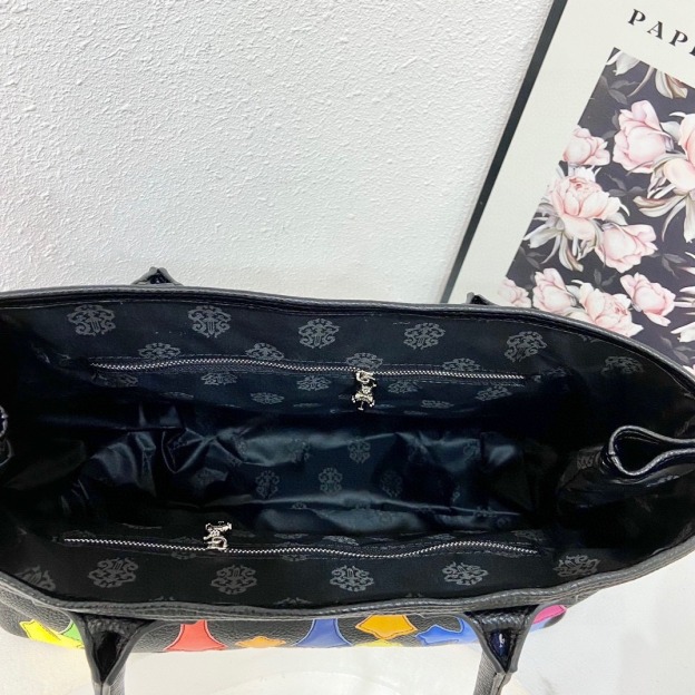 クロムハーツ「Chrome Hearts」カラークロス ラージトートバッグ