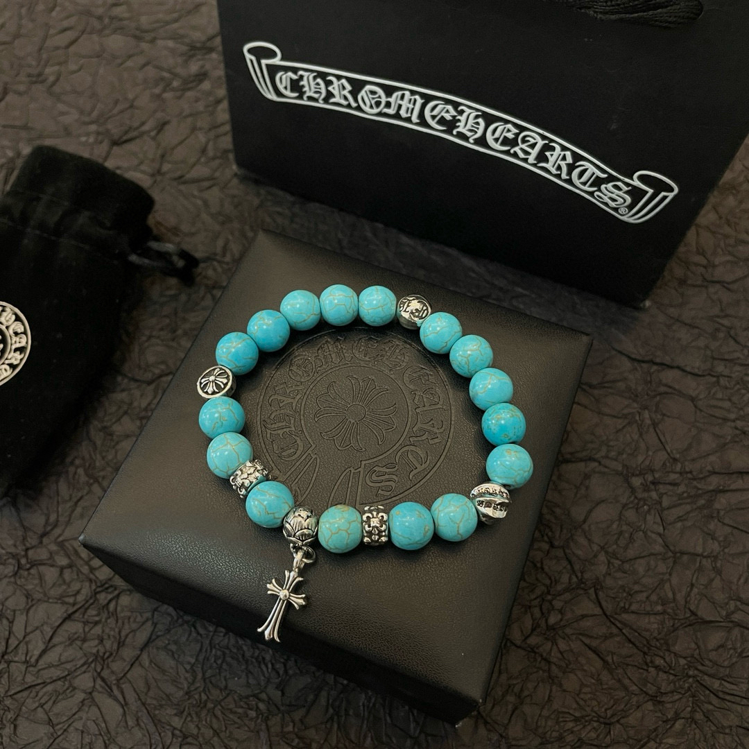 クロムハーツ「Chrome Hearts」ブレスレット - ヴィンテージ＆ロックテイスト ペア用