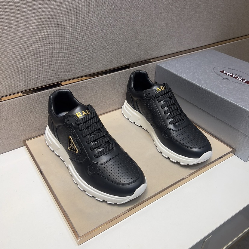 プラダ「Prada」プラダ プレミアムスニーカー (2026年春夏モデル) / レザースニーカー