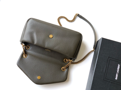 サンローラン「Saint Laurent」カリプソ ミディアム（グレインラムスキン）