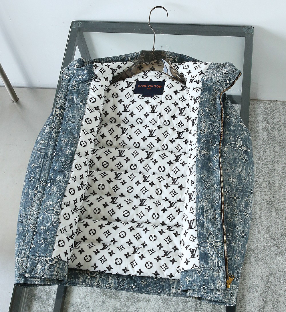 ルイ・ヴィトン「Louis Vuitton」秋冬フード付きダウンジャケット