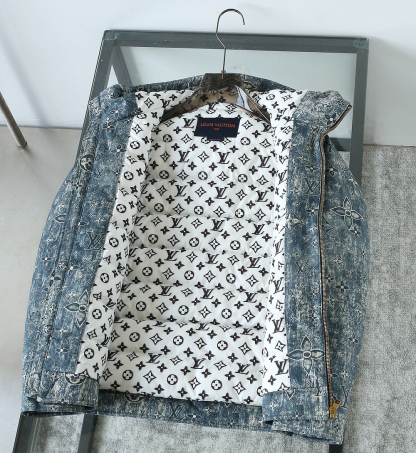 ルイ・ヴィトン「Louis Vuitton」秋冬フード付きダウンジャケット