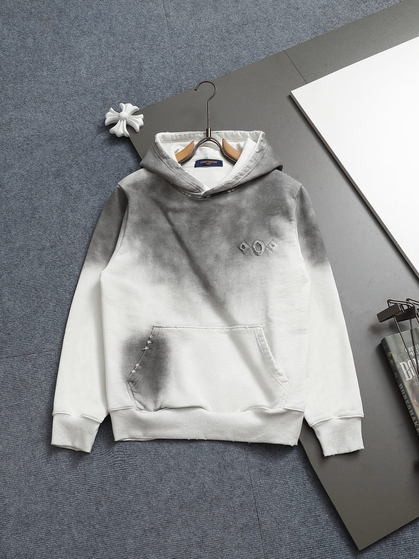 ルイ・ヴィトン「Louis Vuitton」フード付きコットンパーカー(ユニセックス)