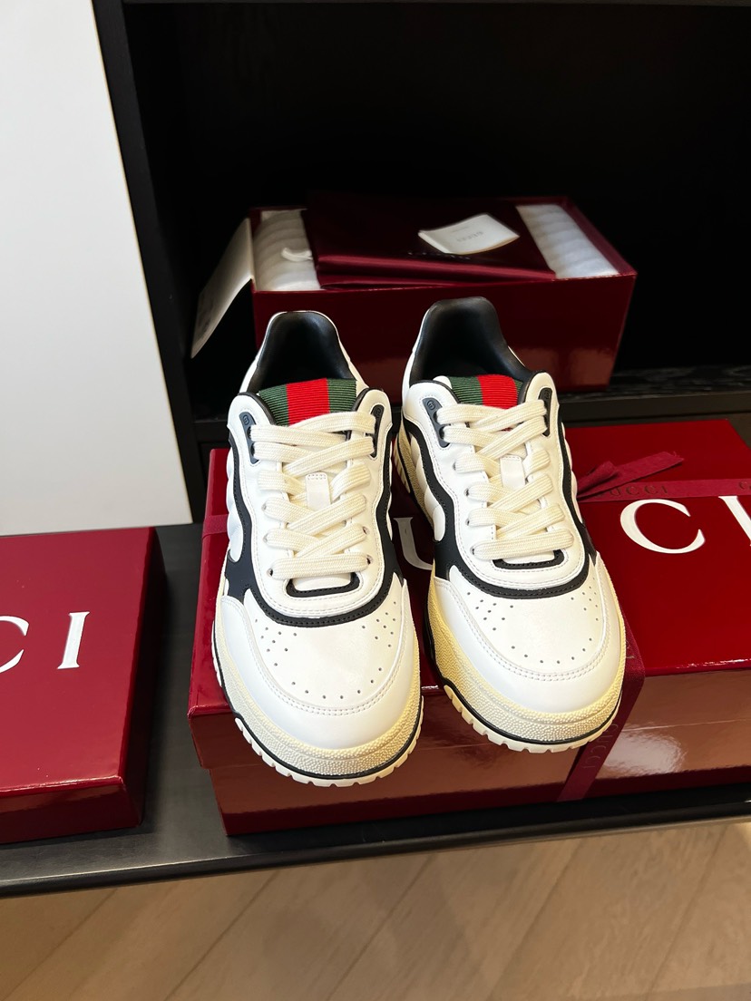 グッチ「Gucci」グッチ バスケットスタイル スニーカー / レザースニーカー