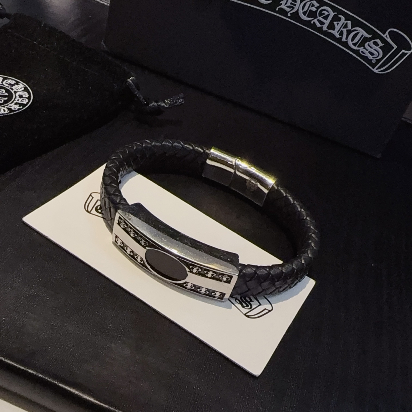 クロムハーツ「Chrome Hearts」ブレスレット - ヴィンテージ＆ロックテイスト ペア用