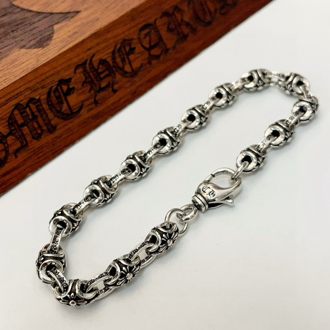 クロムハーツ「Chrome Hearts」ブレスレット - ヴィンテージ＆ロックテイスト ペア用
