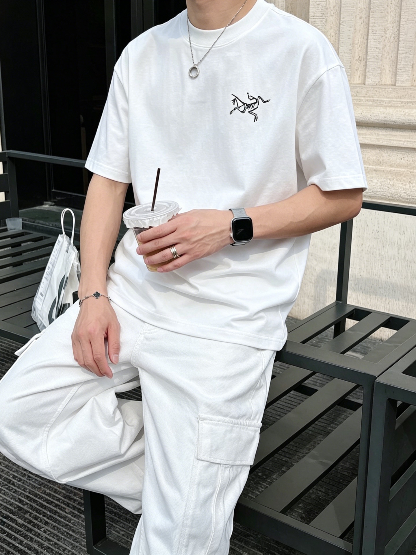 アークテリクス「ARC'TERYX」ロゴプリントTシャツ / ショートスリーブ クルーネック