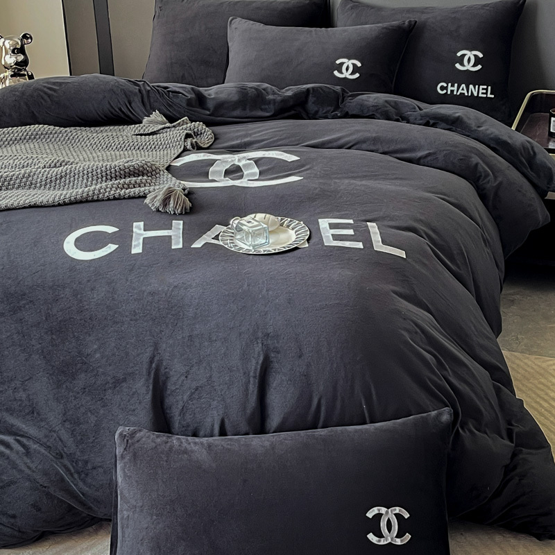 シャネル「Chanel」プレミアム クリスタルベルベット プリント 4点セット
