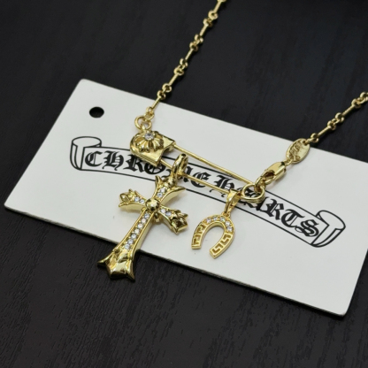 クロムハーツ「Chrome Hearts」シンプルペンダントネックレス - ユニセックス