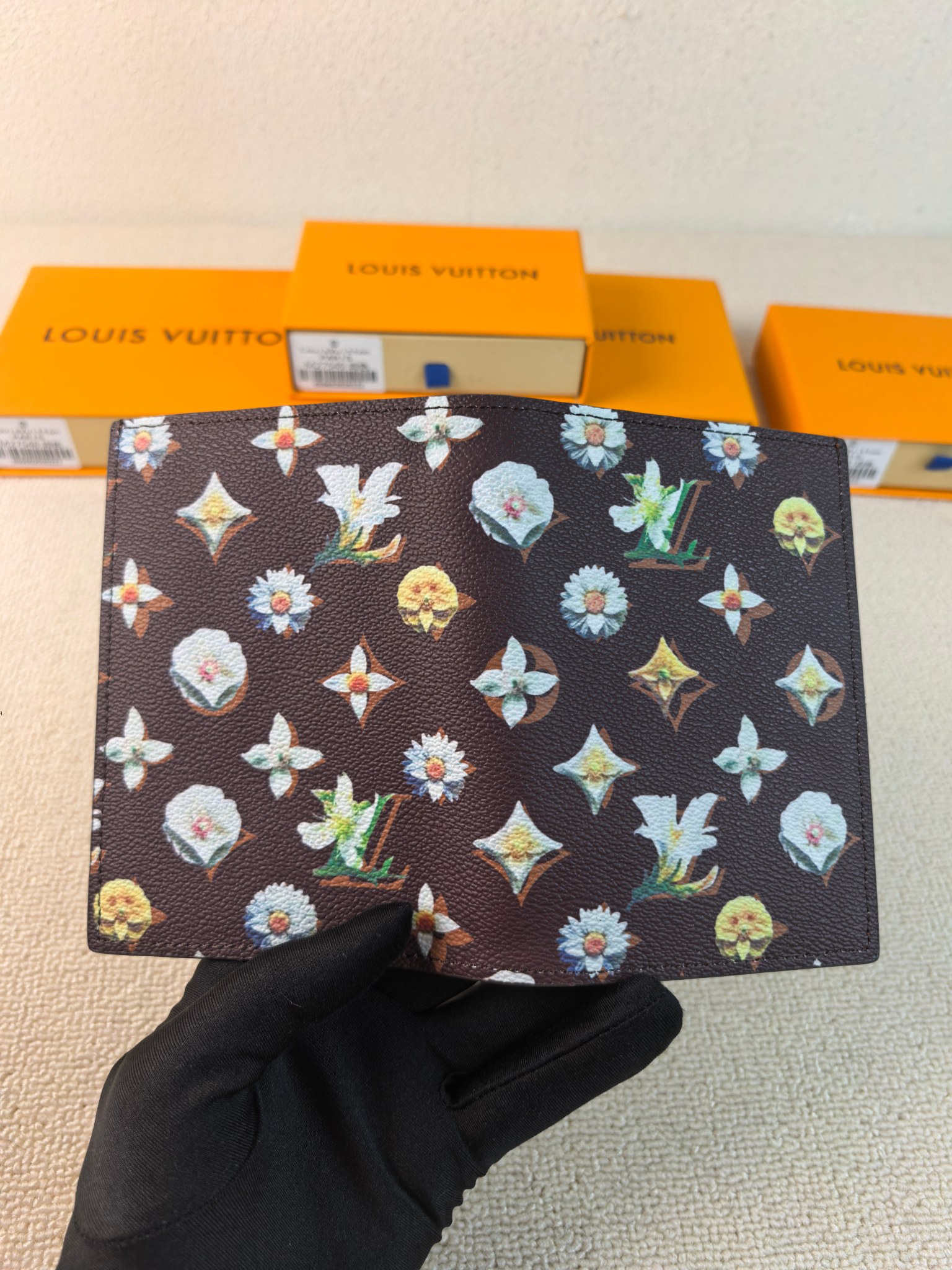ルイ・ヴィトン「Louis Vuitton」ルイ・ヴィトン パスポートカバー Monogram フローラル / パスポートケース
