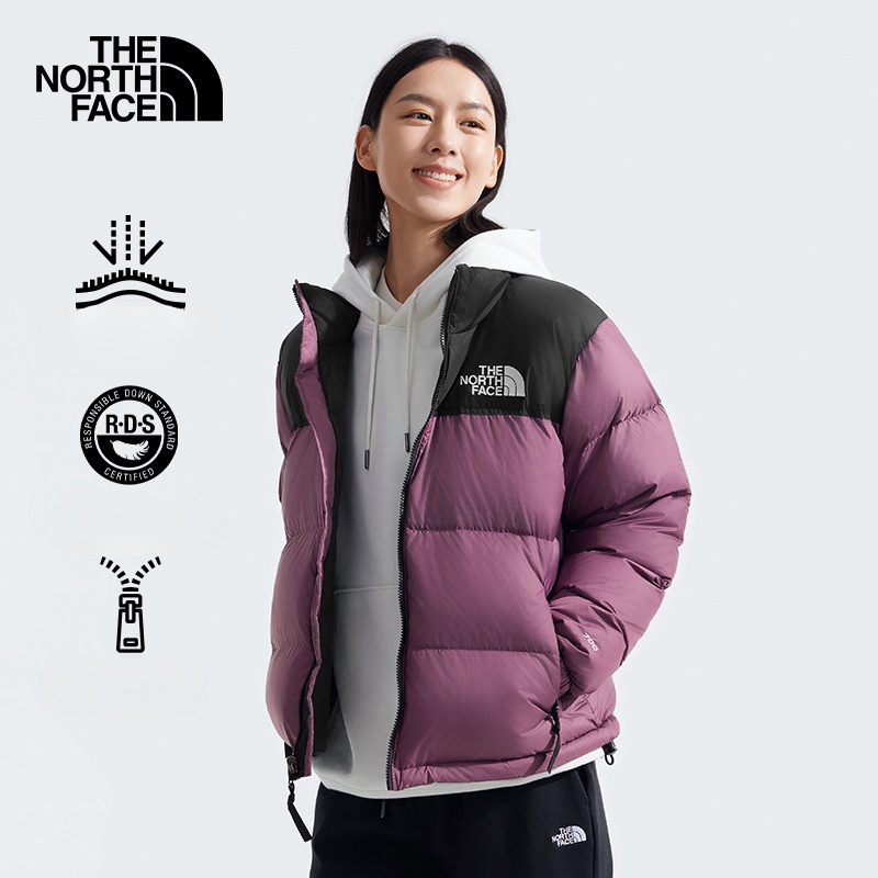 TheNorthFace 96 Nuptse トレンドブランドの女性用ホワイトグースダウンジャケット クラシックアイコン新モデル登場