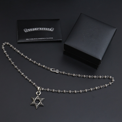 クロムハーツ「Chrome Hearts」のクラシックネックレス - 日常に上品なアクセントを添えるユニセックスモデル-ISETAN PRESTIGE CURATED