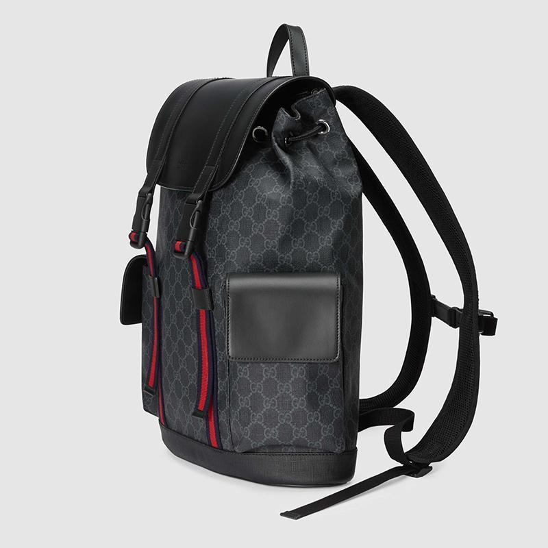グッチ「Gucci」 ソフト GGスプリーム キャンバス バックパック