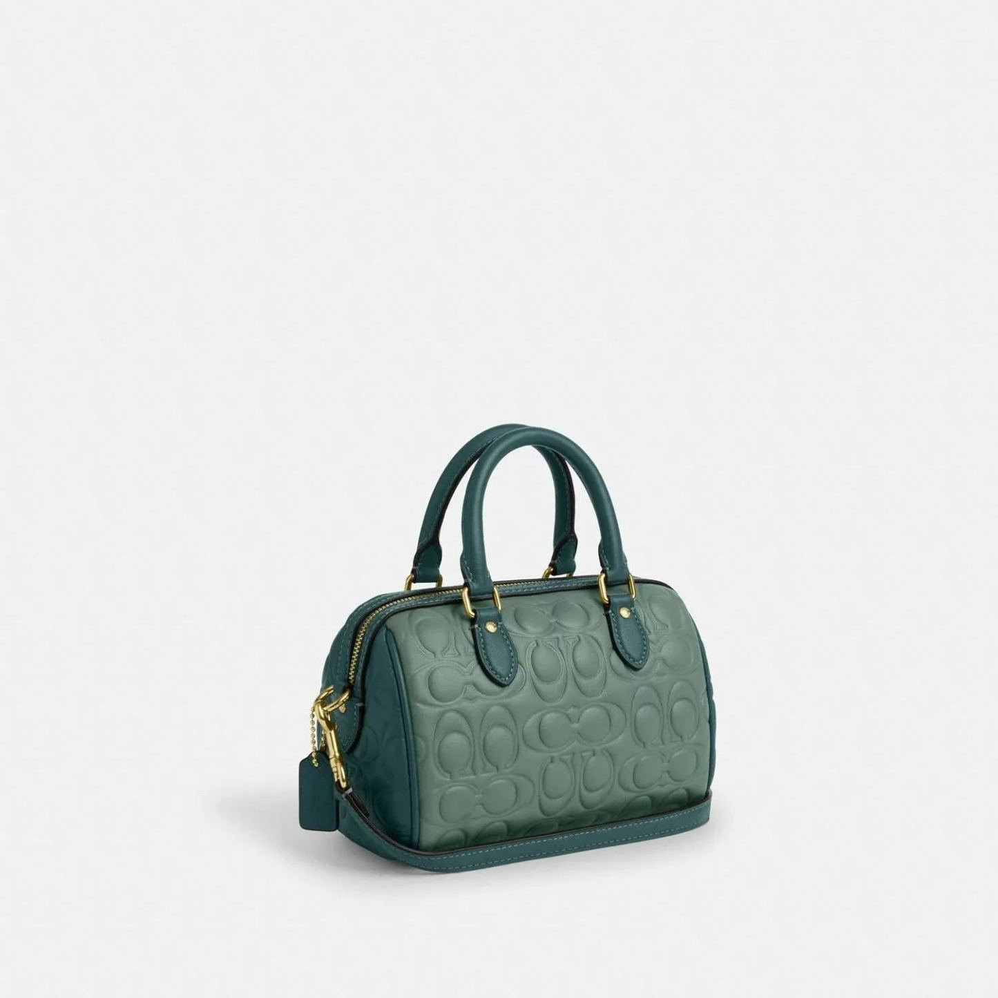 コーチ(Coach)ミニ ローアン クロスボディ バッグ・ブロックド シグネチャー レザー