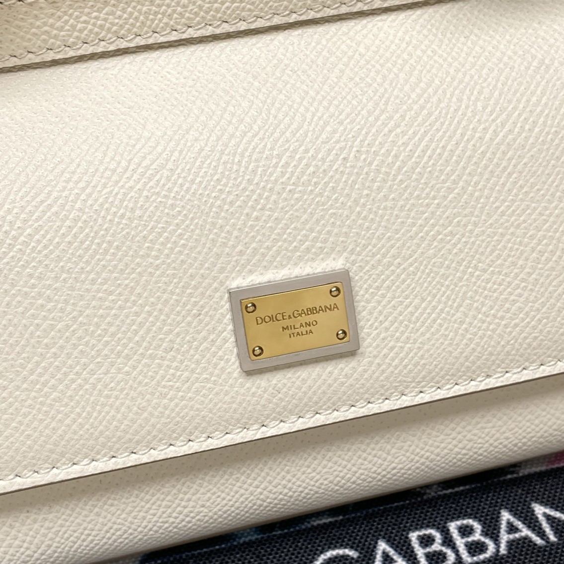 [Copy]ドルチェ・アンド・ガッバーナ「D&G」ラージ ブラック レザートートバッグ