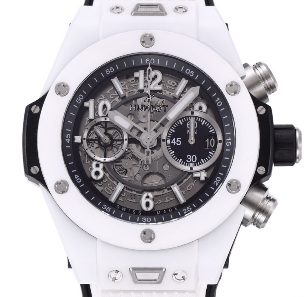 ウブロ「Hublot」ビッグバン ウニコ ホワイトセラミック 44MM