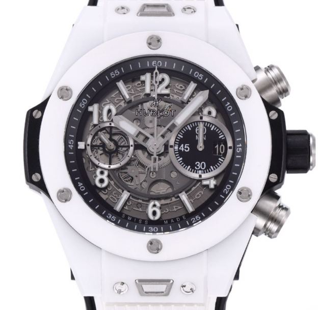 ウブロ「Hublot」ビッグバン ウニコ ホワイトセラミック 44MM