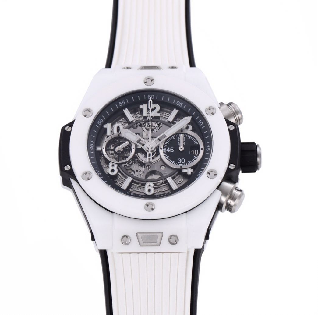 ウブロ「Hublot」ビッグバン ウニコ ホワイトセラミック 44MM