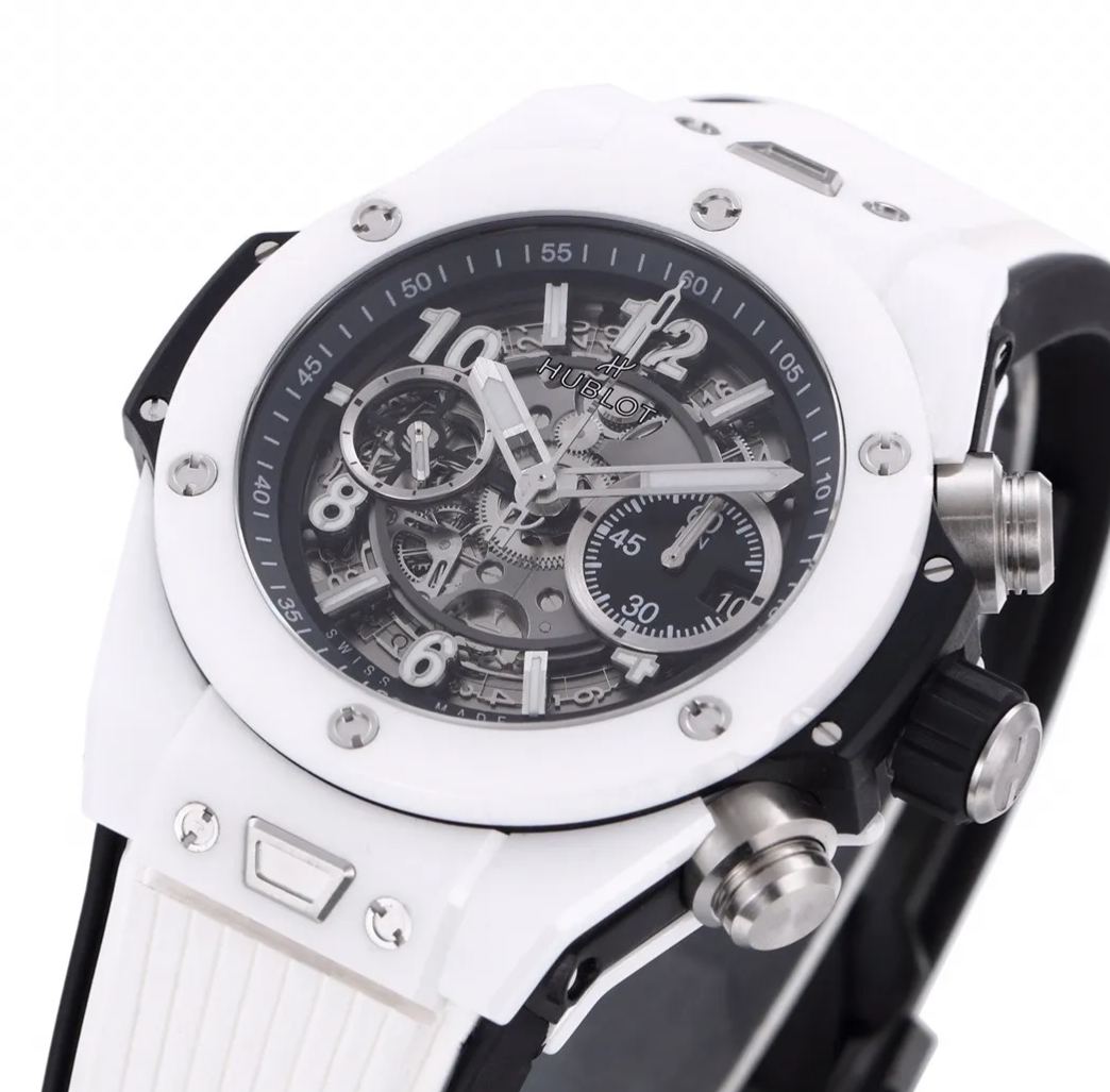 ウブロ「Hublot」ビッグバン ウニコ ホワイトセラミック 44MM