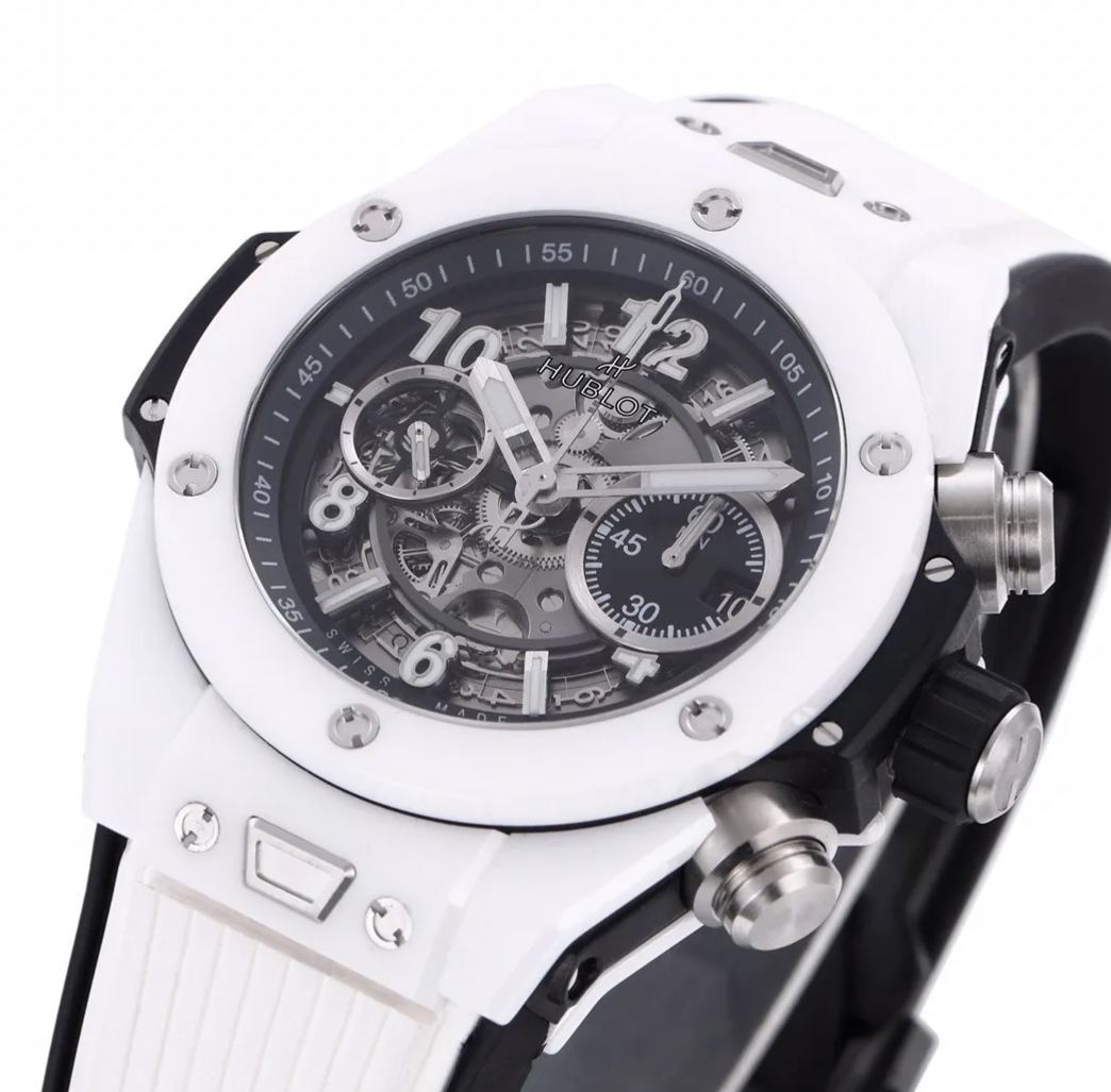 ウブロ「Hublot」ビッグバン ウニコ ホワイトセラミック 44MM