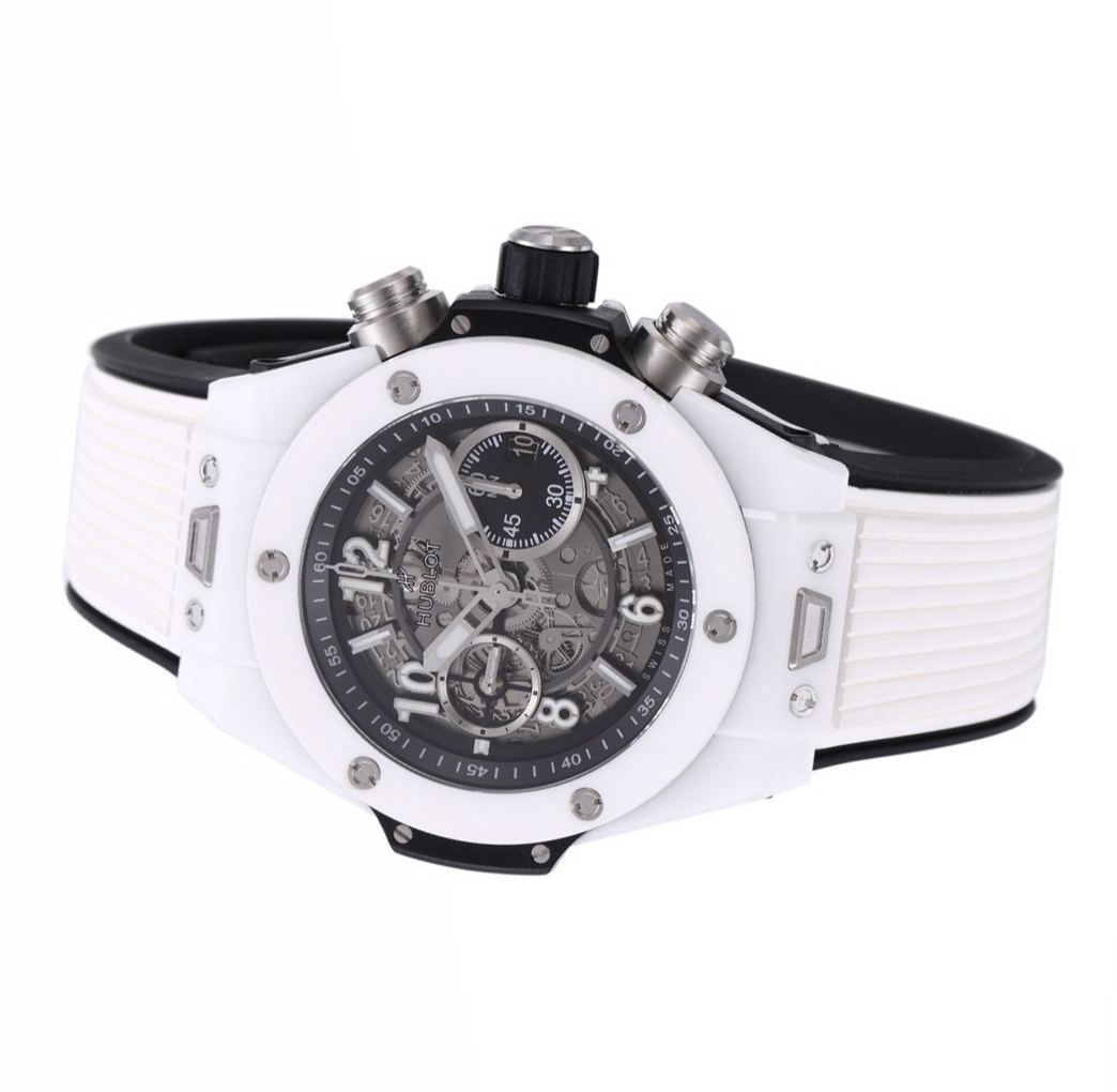 ウブロ「Hublot」ビッグバン ウニコ ホワイトセラミック 44MM