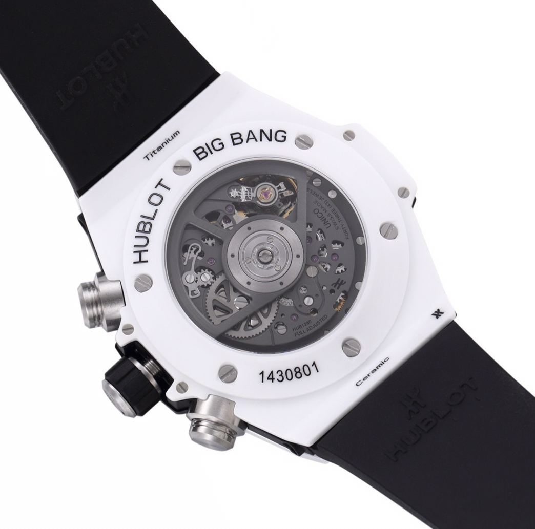 ウブロ「Hublot」ビッグバン ウニコ ホワイトセラミック 44MM