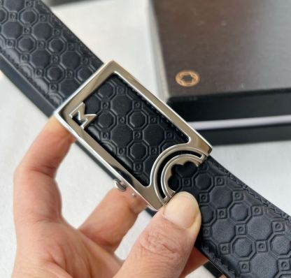 モンブラン「Montblanc」クラシックコレクション イタリアン スムースレザー ベルト100cm