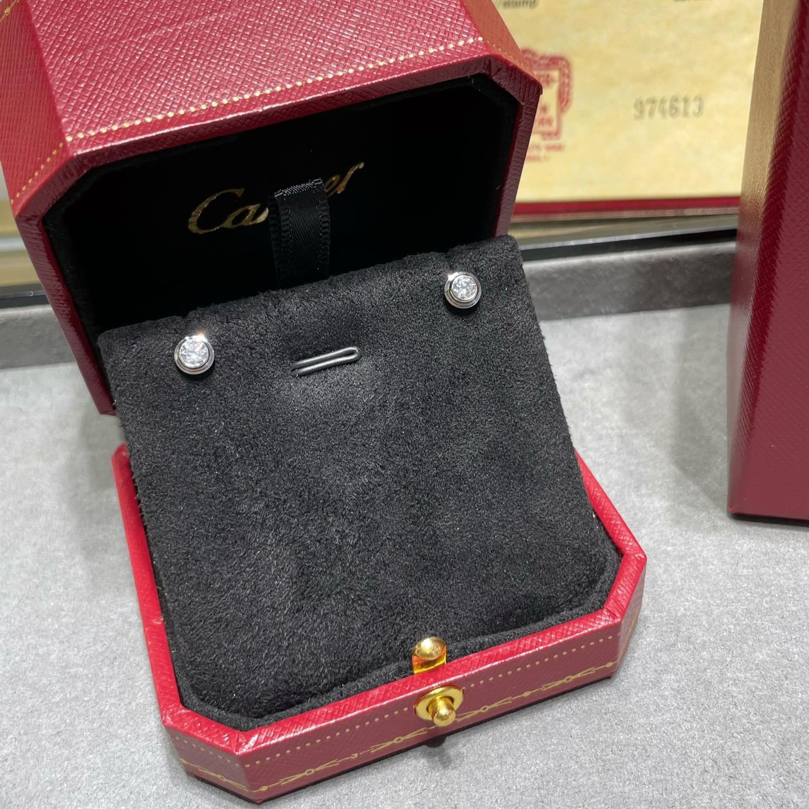 カルティエ「Cartier」Diamants Légersイヤリング