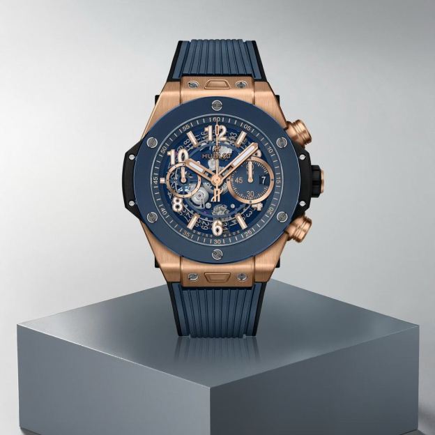 ウブロ「Hublot」ビッグ・バン ウニコ キングゴールド ブルーセラミック 44MM