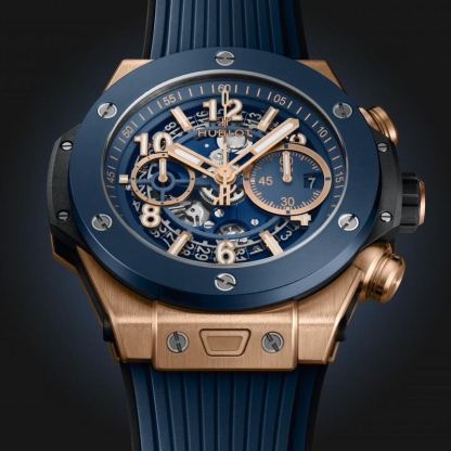 ウブロ「Hublot」ビッグ・バン ウニコ キングゴールド ブルーセラミック 44MM