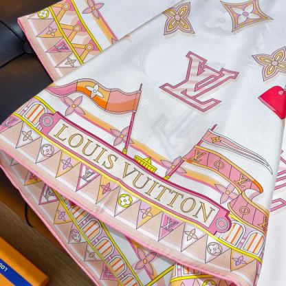 ルイ・ヴィトン「Louis Vuitton」  Monogram シルクスカーフ