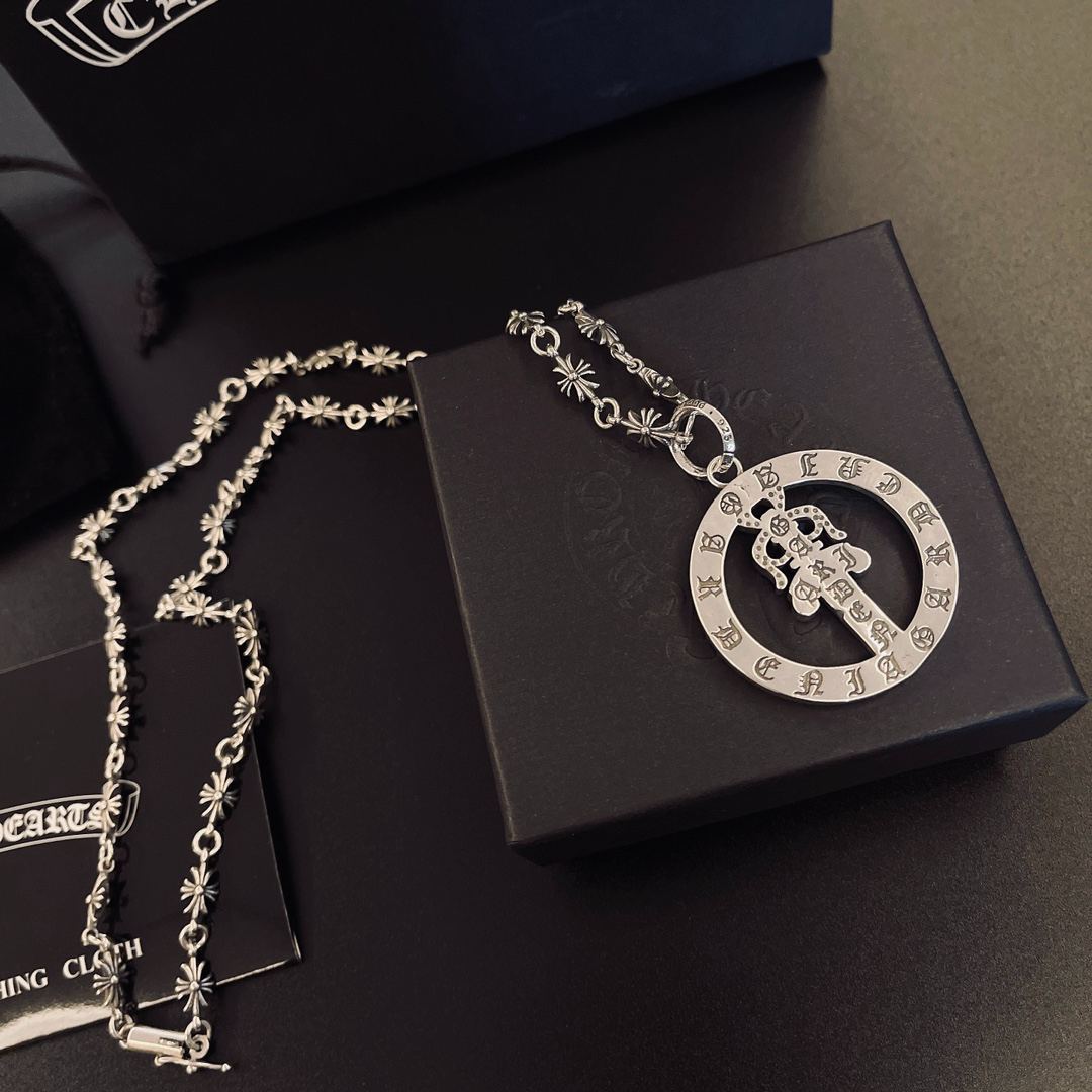 クロムハーツ「Chrome Hearts」シンプルペンダントネックレス - ユニセックス
