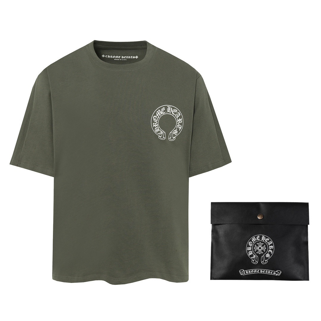 クロムハーツ「Chrome Hearts」サンスクリットプリント オーバーサイズTシャツ + 半袖カットソー