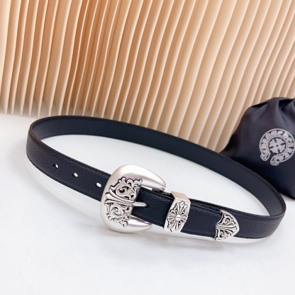 クロムハーツ「Chrome Hearts」ケルトツードラゴン フィックスベルト 3.8cm