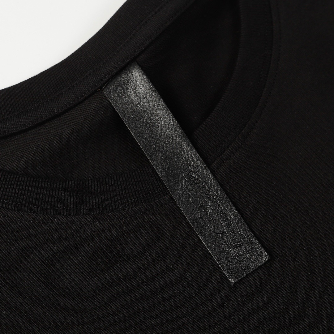 クロムハーツ「Chrome Hearts」ピンク サンスクリットクロス オーバーサイズTシャツ