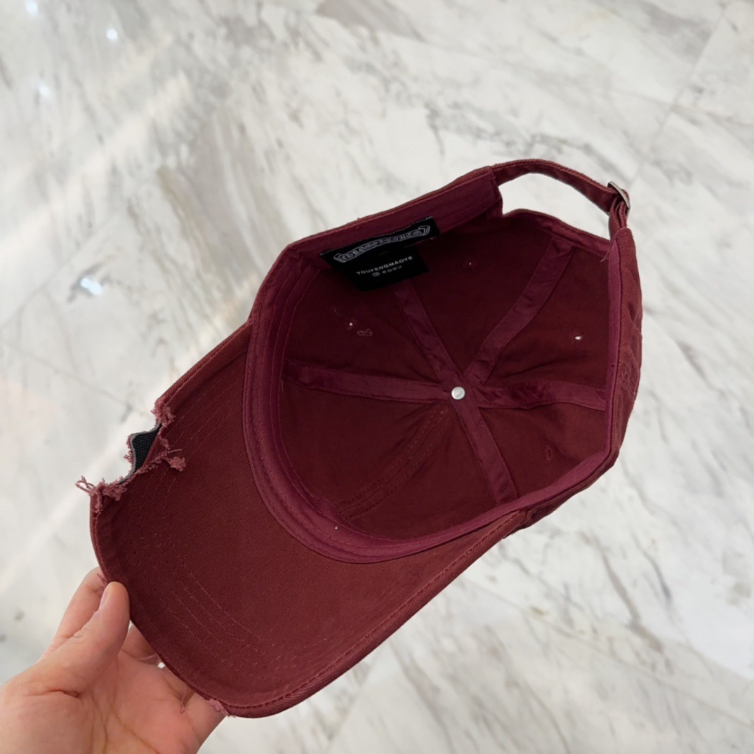 クロムハーツ「Chrome Hearts」ディストレスド キャップ