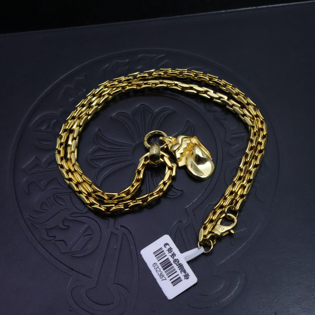 クロムハーツ「Chrome Hearts」ゴールドクロス ネックレス