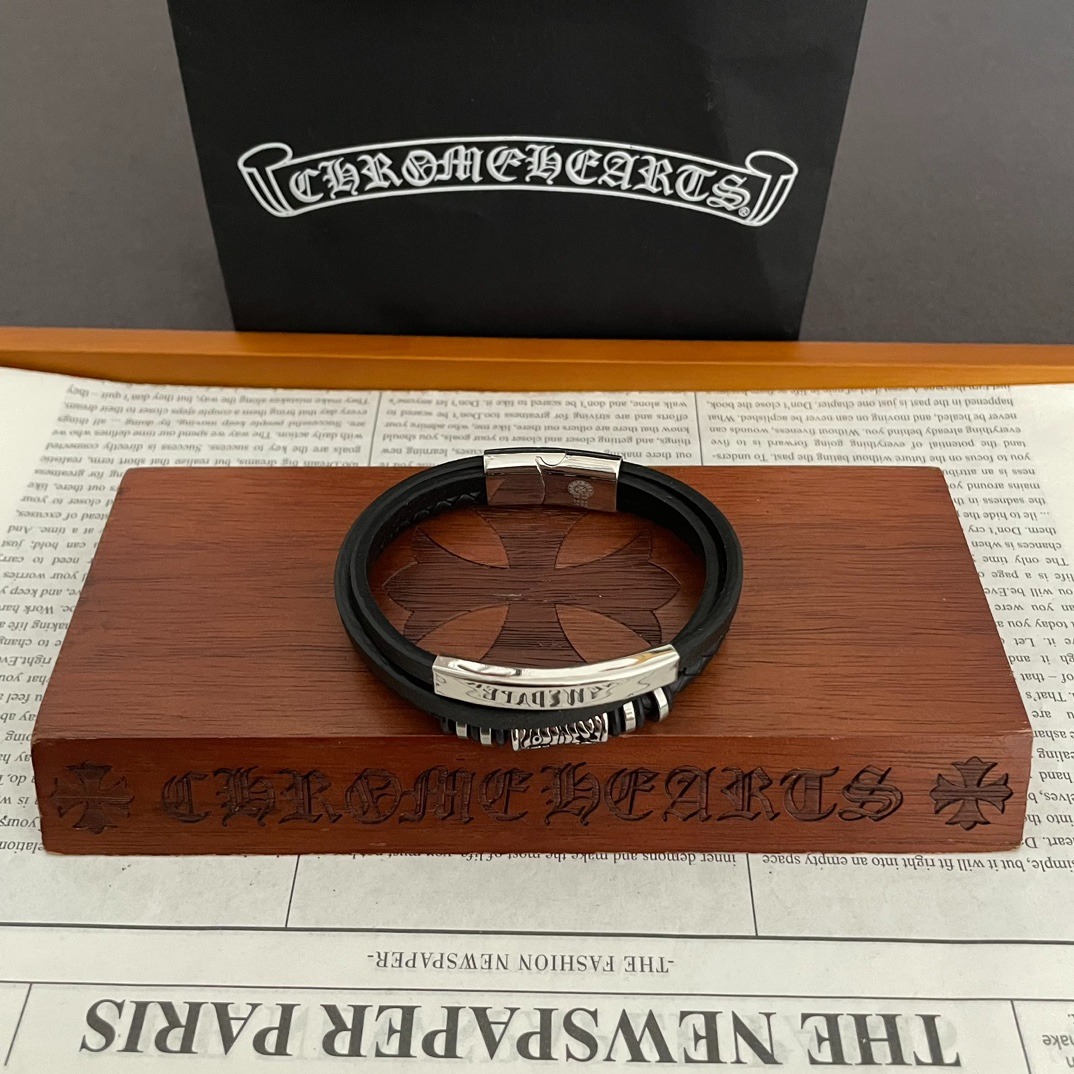 クロムハーツ「Chrome Hearts」ビンテージダブルリング ブレスレット