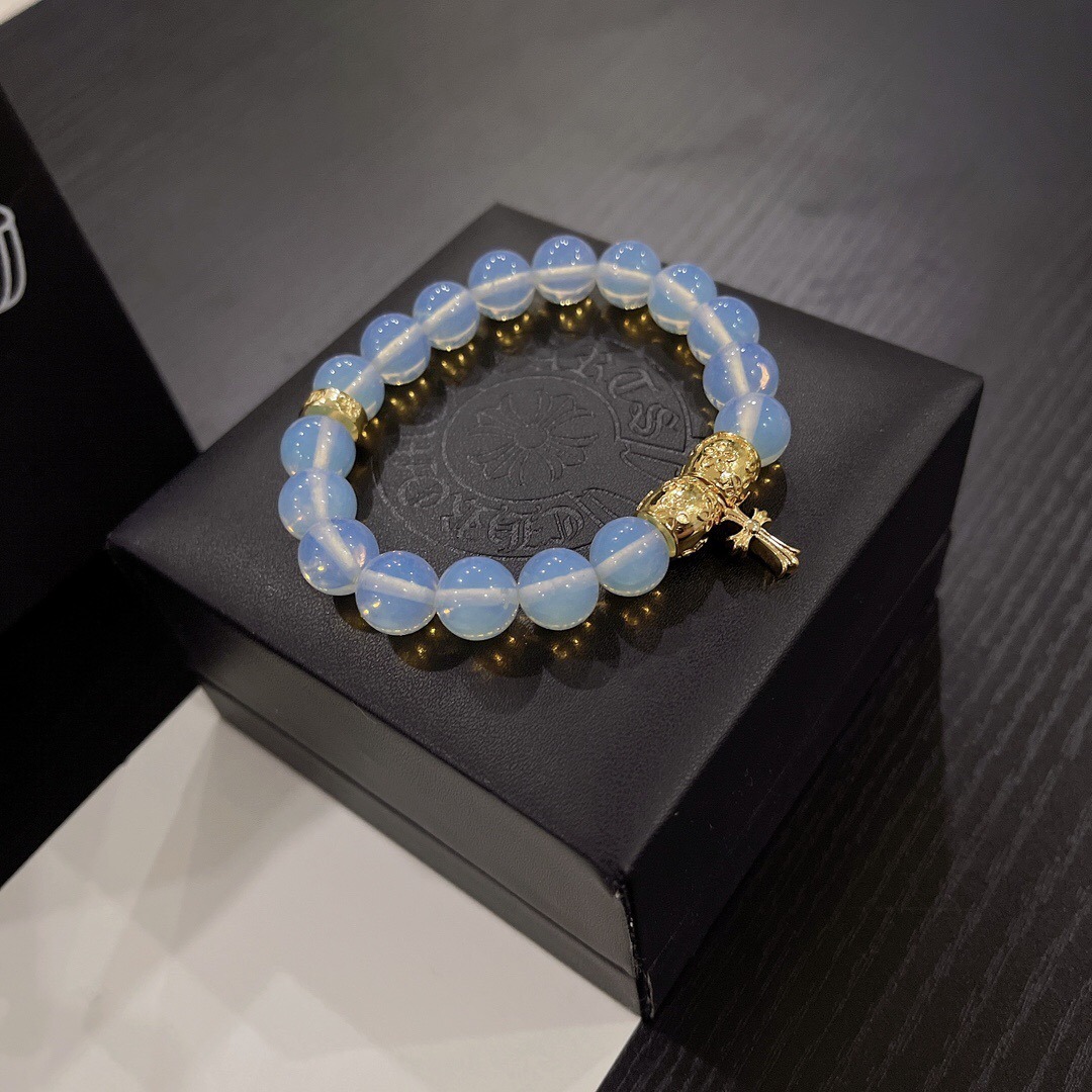 クロムハーツ「Chrome Hearts」925シルバー エラスティック ブレスレット