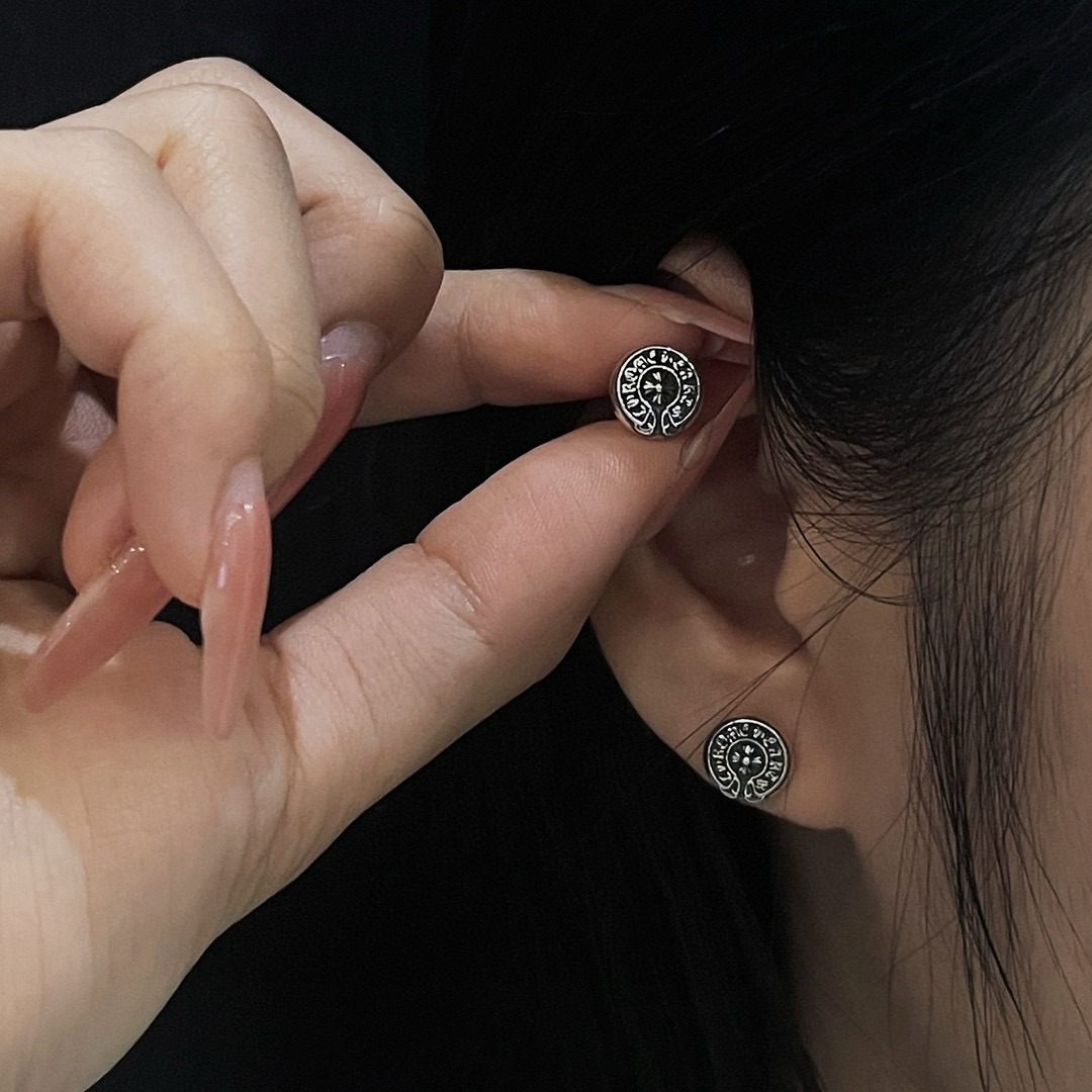 クロムハーツ「Chrome Hearts」クロムハーツ ホースシューピアス S925 ピアス