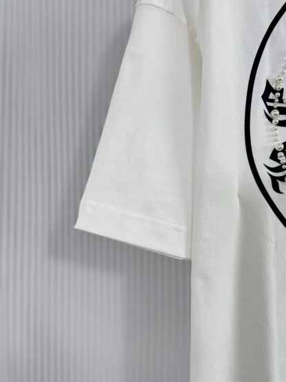 クロムハーツ「Chrome Hearts」 2025SS クロスパッチワークTシャツ 26/2 320g