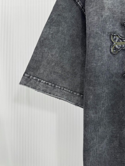 クロムハーツ「Chrome Hearts」ホースシュー＆クロス アプリケTシャツ