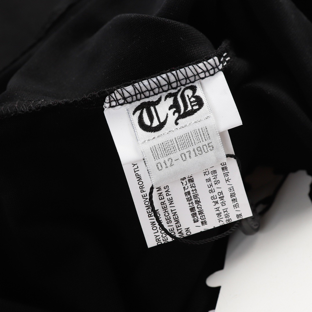 クロムハーツ「Chrome Hearts」フレイムクロス フォームプリントTシャツ + オーバーサイズ半袖Tシャツ