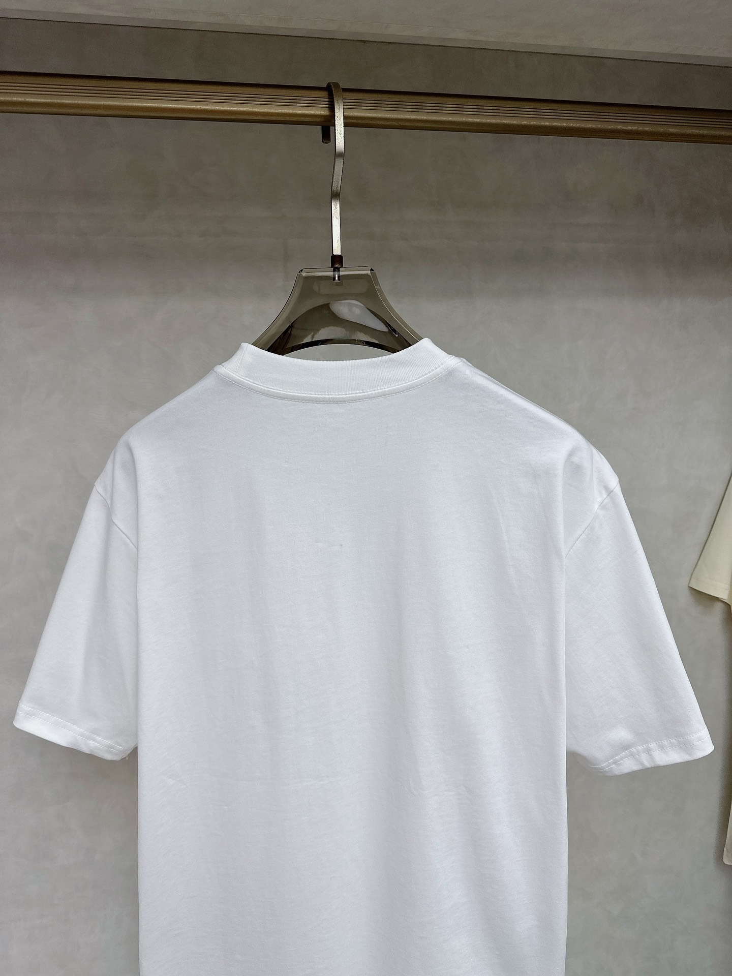 クロムハーツ「Chrome Hearts」ハンドペイントロゴ カジュアルTシャツ